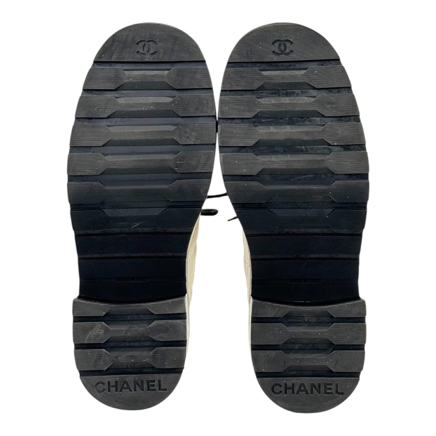 Chanel Chanel White Boots Shoes #37