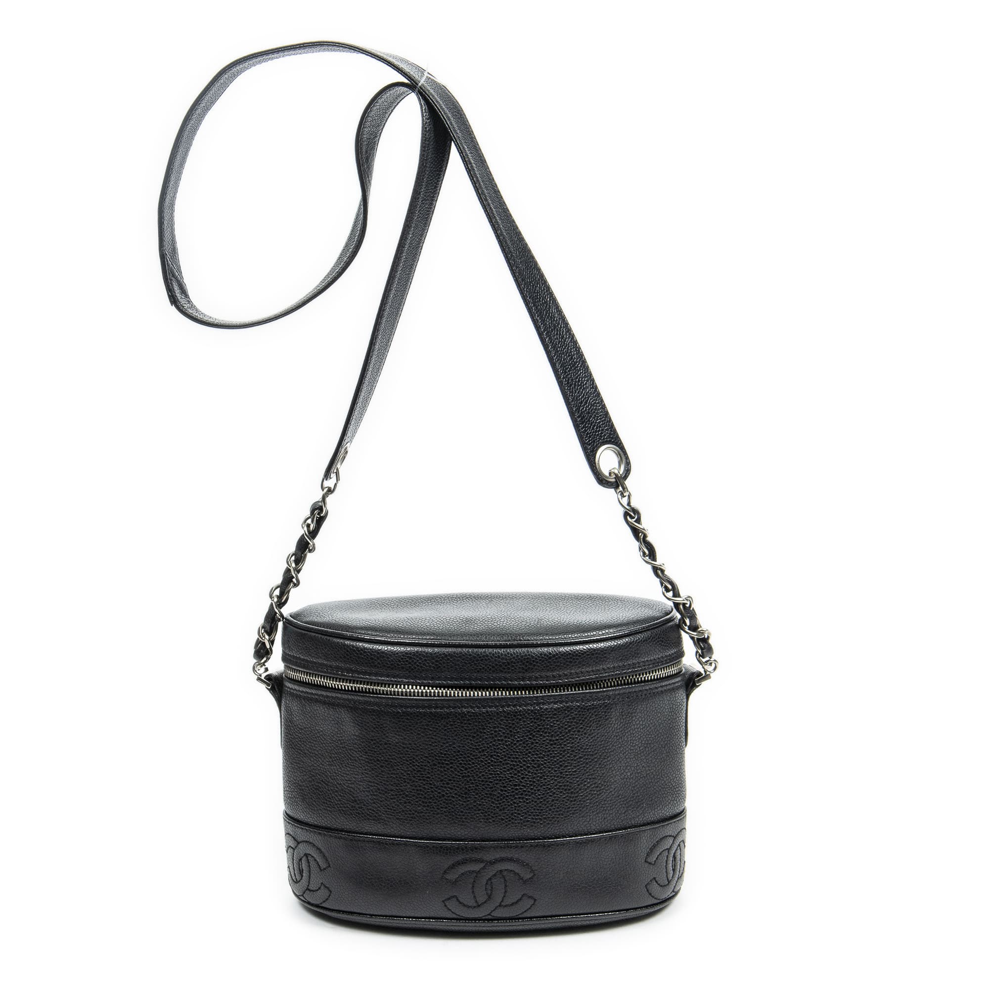 Chanel Chanel Black Calf Leather Timeless Triple CC Crossbody AAZ7546