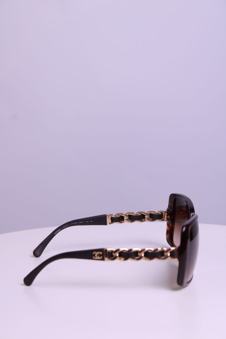 Chanel Chanel Chain Sunglasses Brown