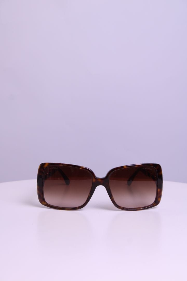Chanel Chanel Chain Sunglasses Brown
