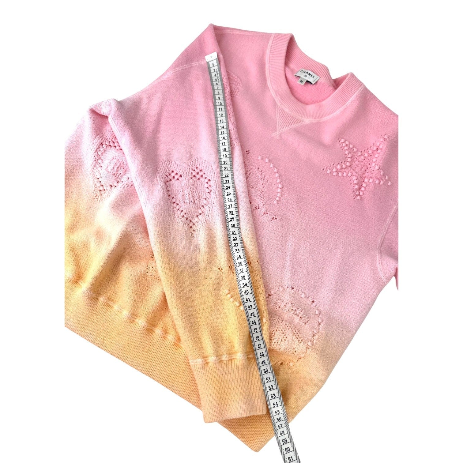 Chanel Chanel 23A Pink Cotton Pullover #36