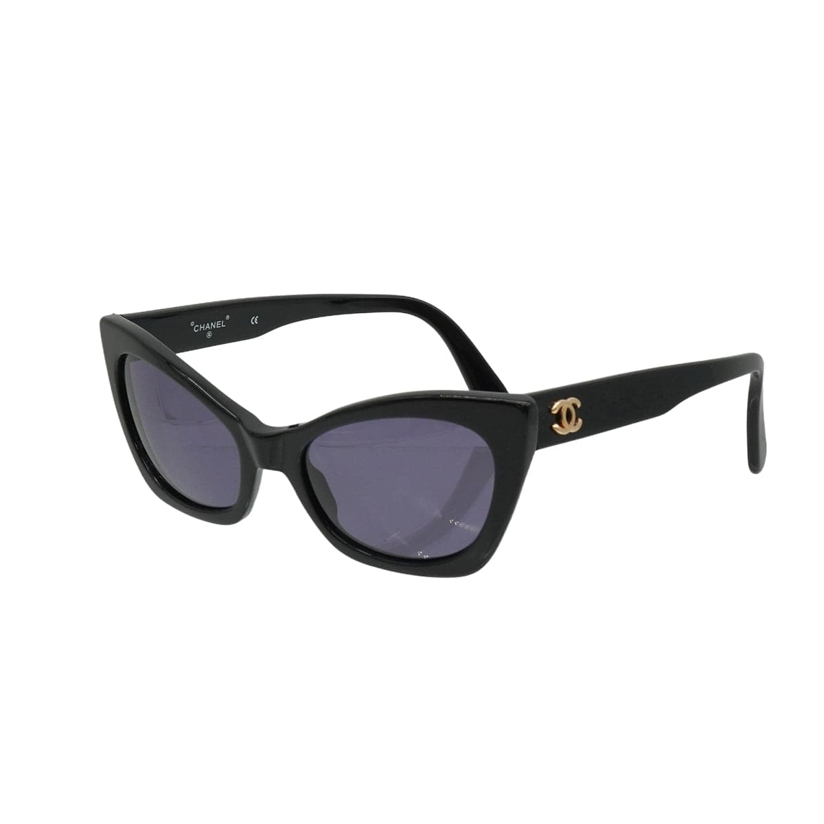 CHANEL VINTAGE CHANEL COCOMARK SUNGLASSES BLACK EYEWEAR 90334488