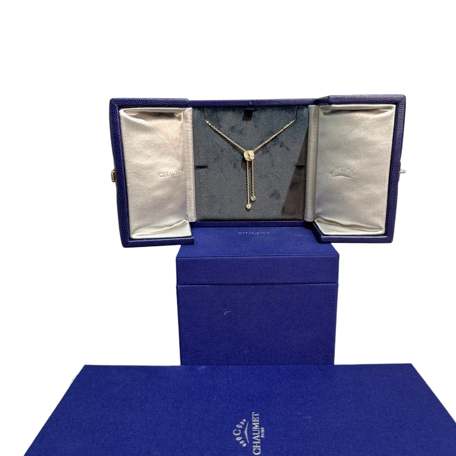 Chaumet Chaumet Lines Diamond Necklace Rose Gold