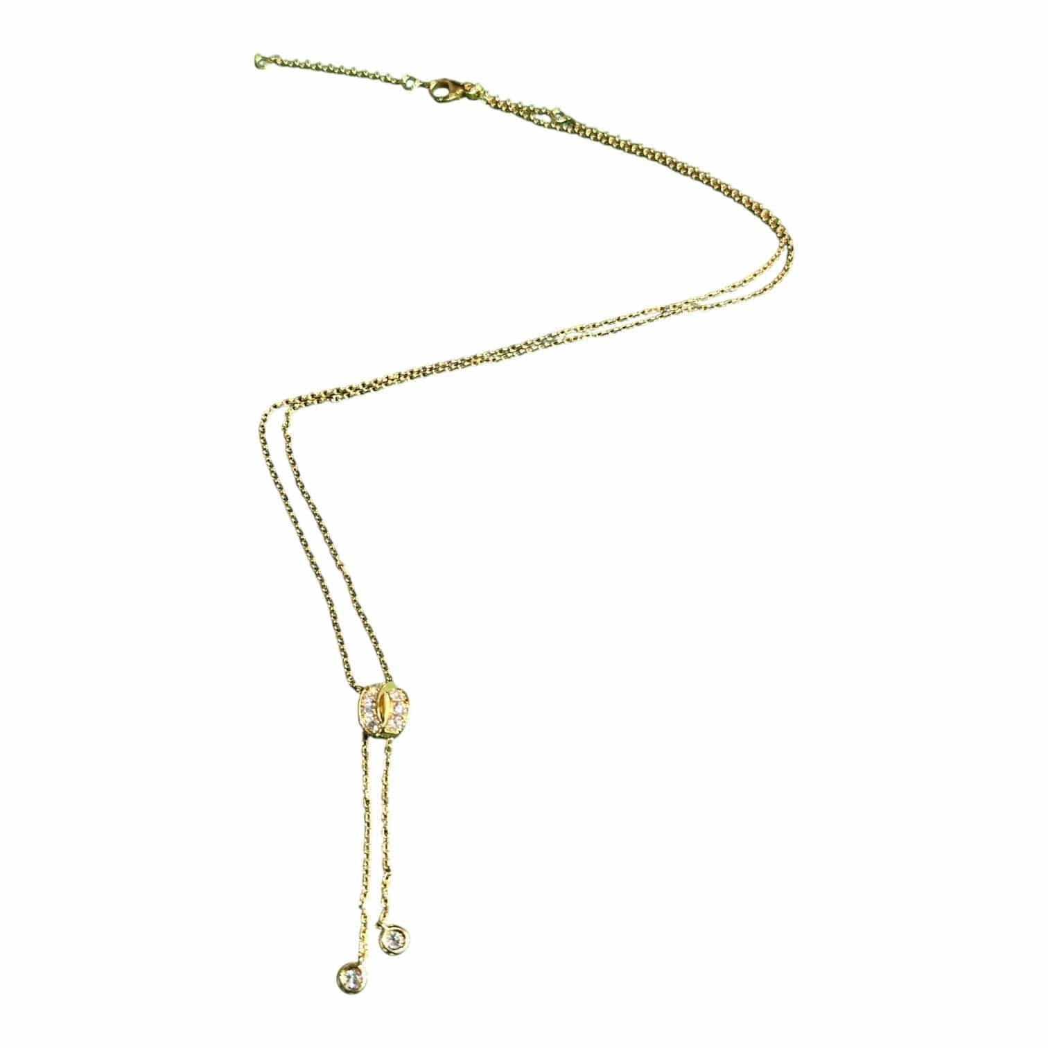 Chaumet Chaumet Lines Diamond Necklace Rose Gold