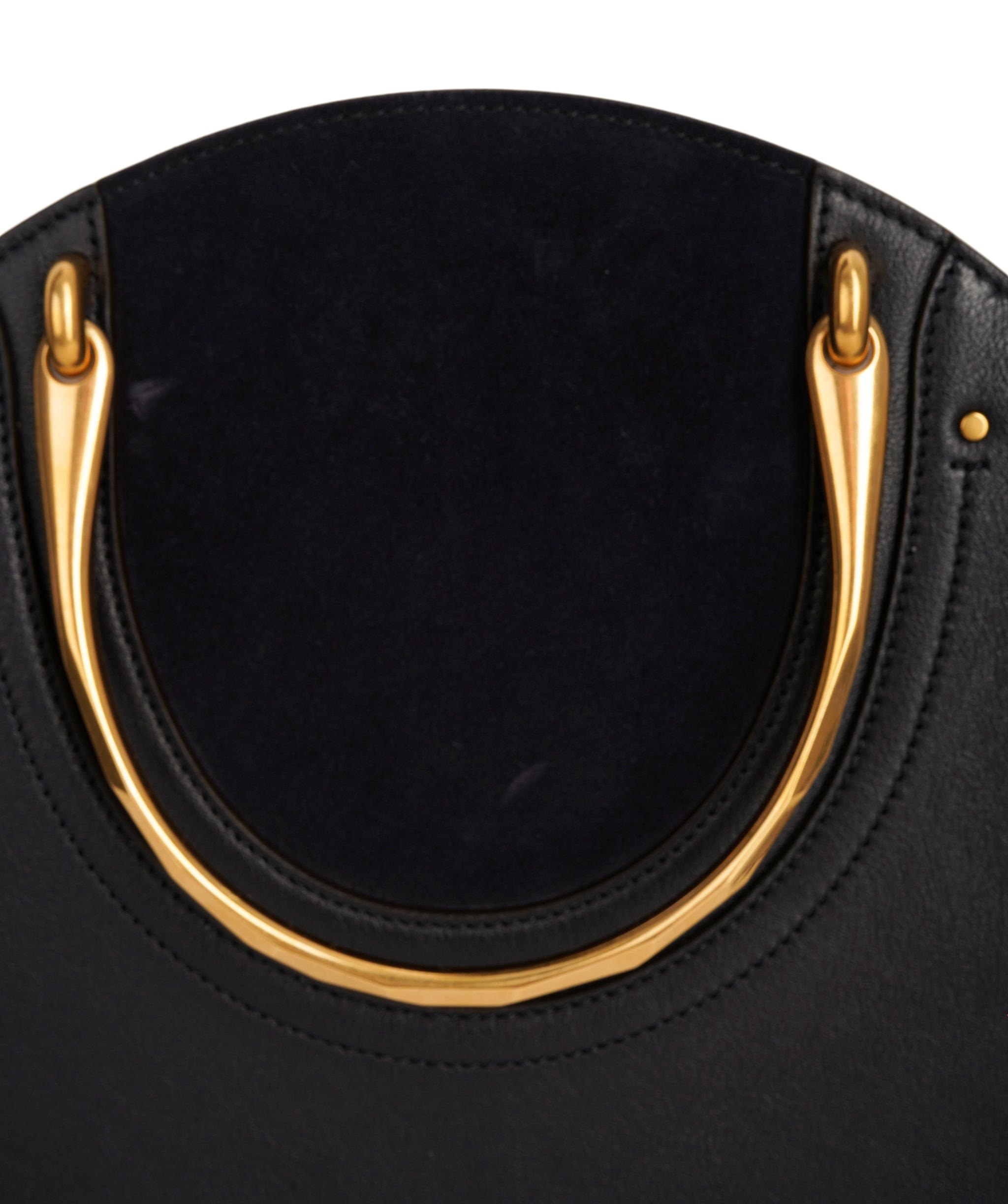 Chloé Chloe Blue Pixie Suede Bag With Gold Hardware ALC2739