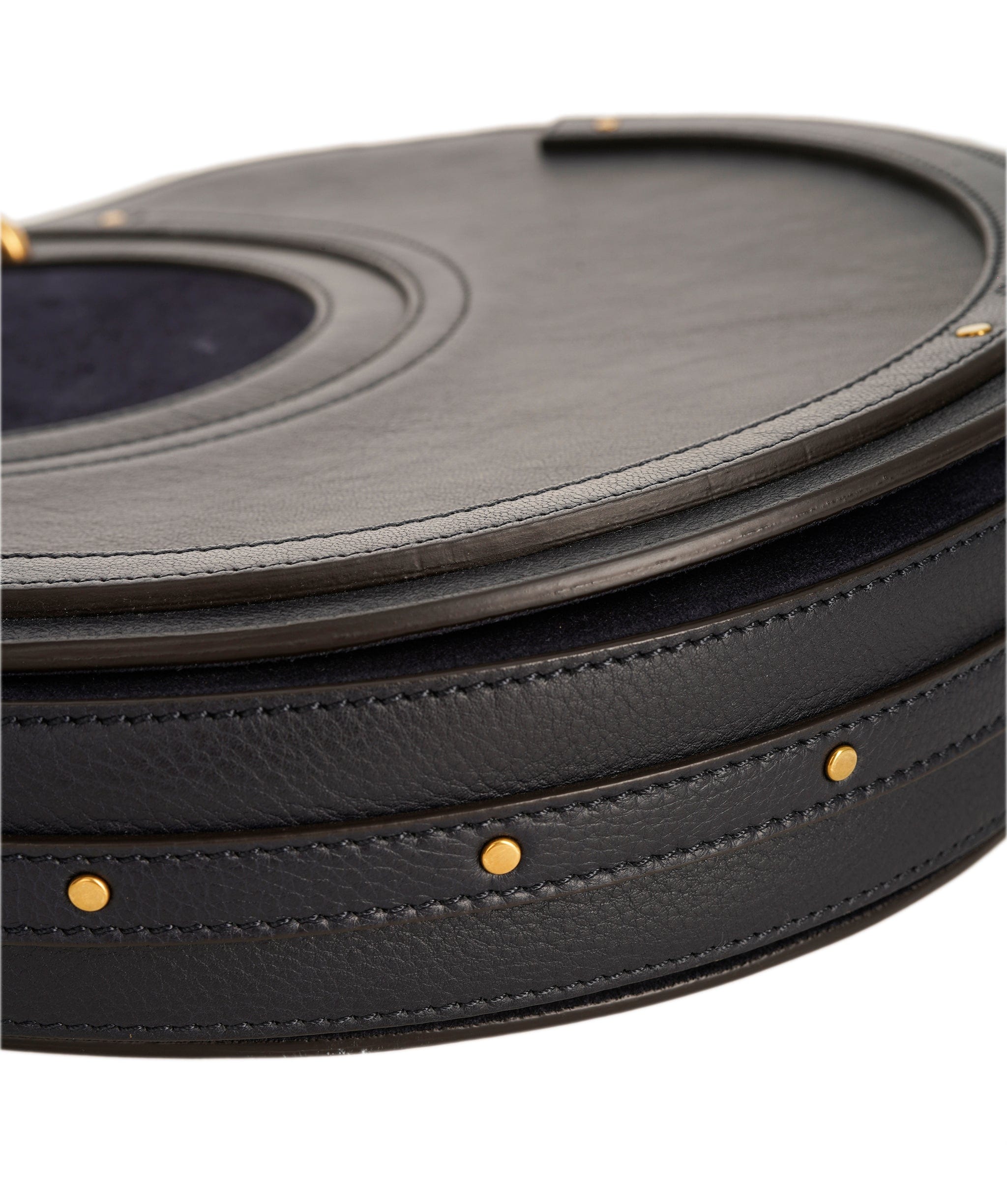 Chloé Chloe Blue Pixie Suede Bag With Gold Hardware ALC2739