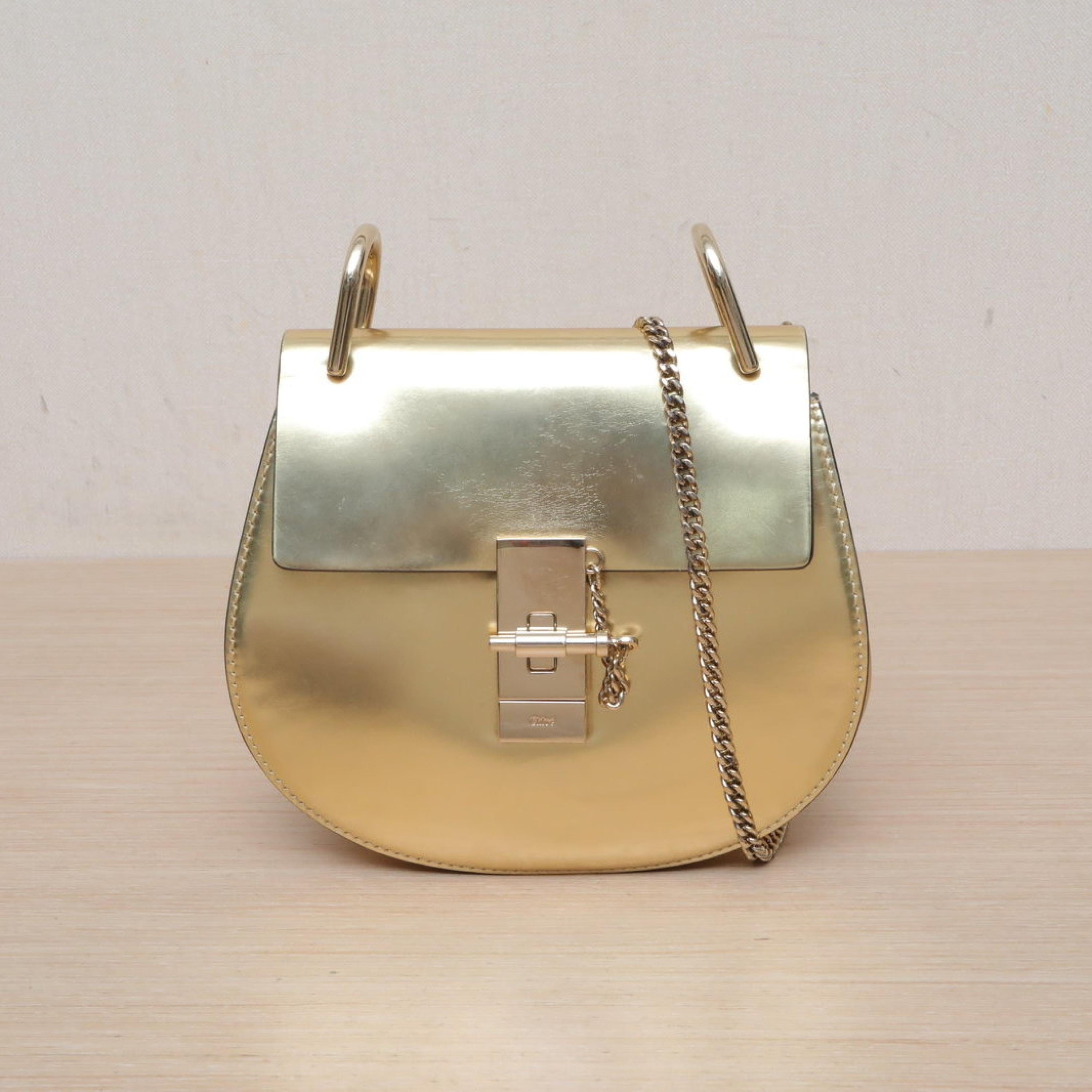 Chloé Chloe Drew Piggy Bank Small Gold Leather C
No accessories ALC3152
