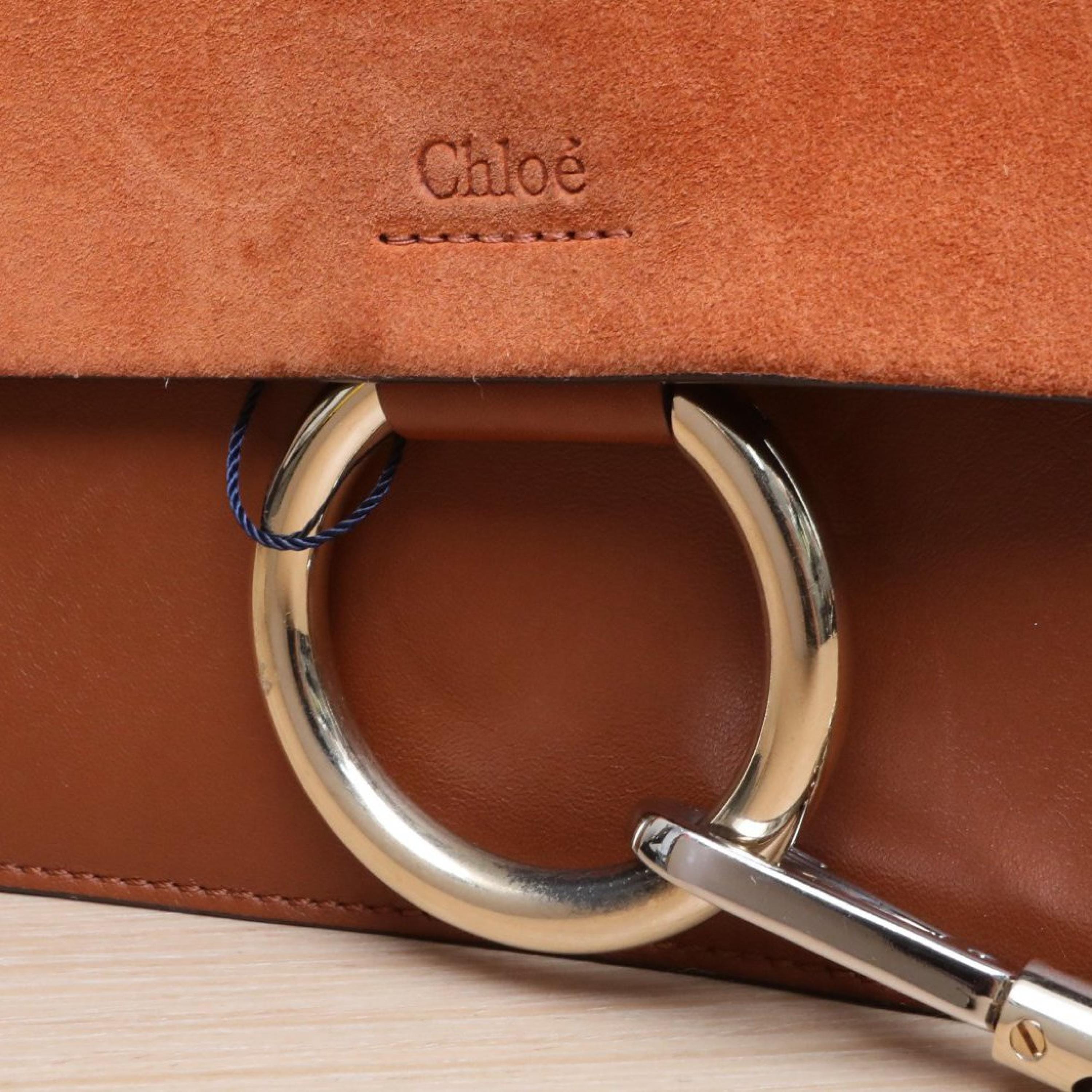 Chloé Chloe FAYE Small Brown Leather C/Suede
Instructions, ID card ALC3180