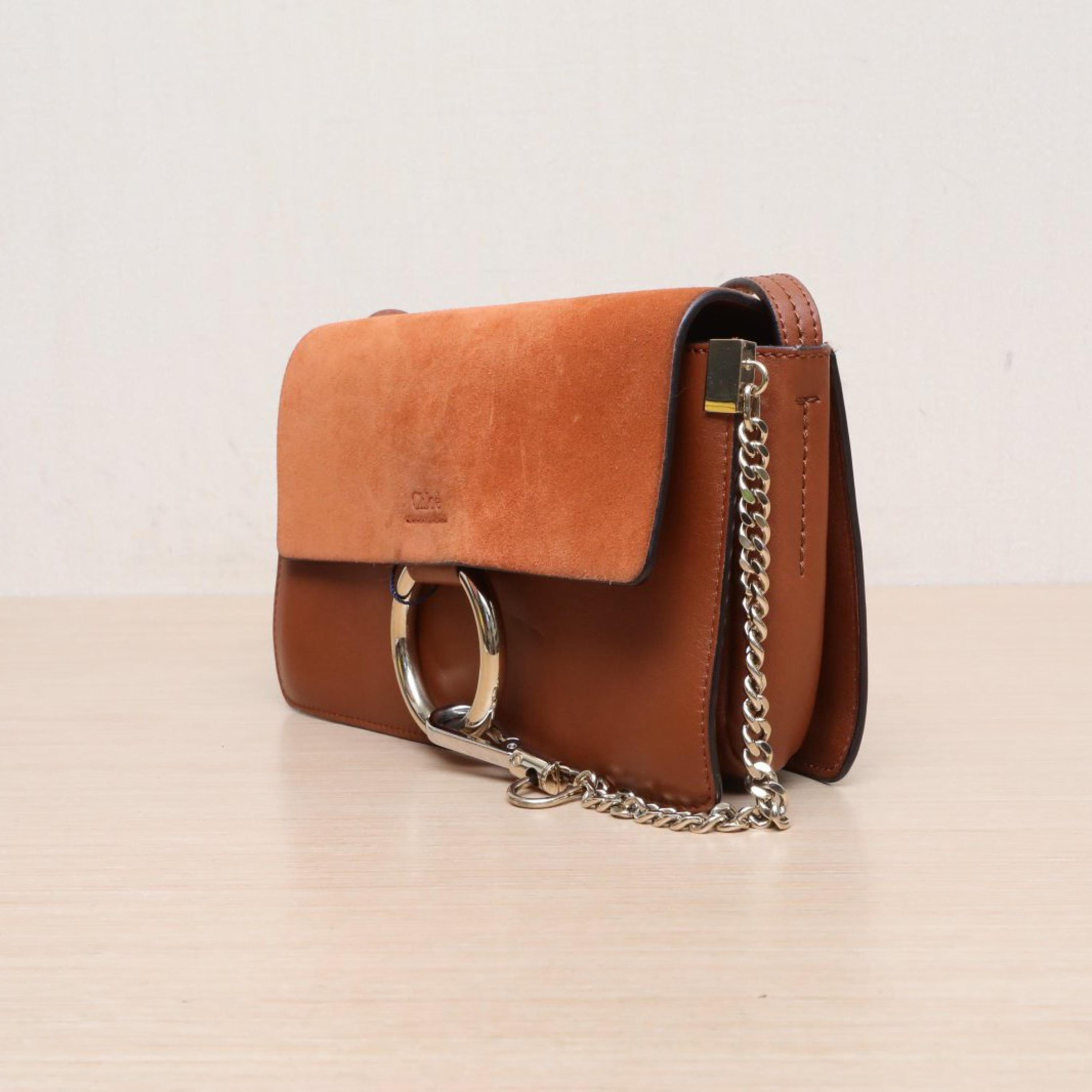 Chloé Chloe FAYE Small Brown Leather C/Suede
Instructions, ID card ALC3180