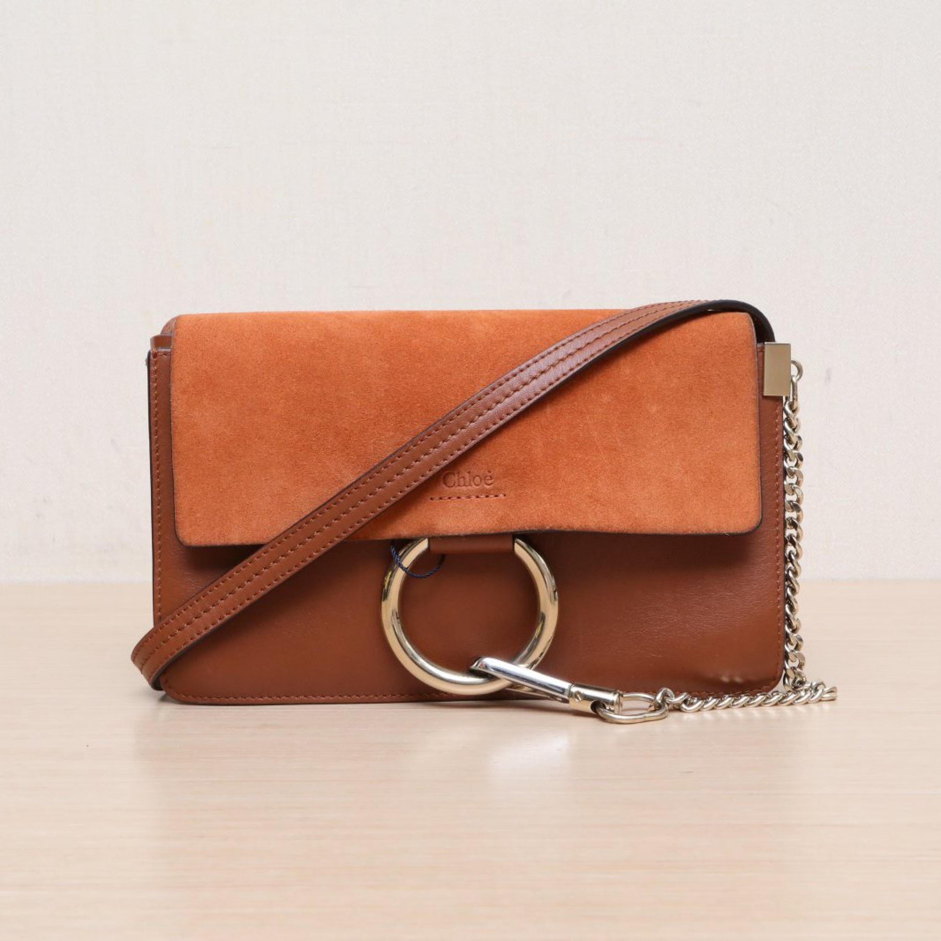 Chloé Chloe FAYE Small Brown Leather C/Suede
Instructions, ID card ALC3180