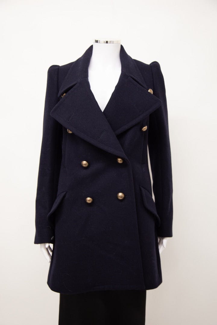 Chloe Chloe military coat Navy S