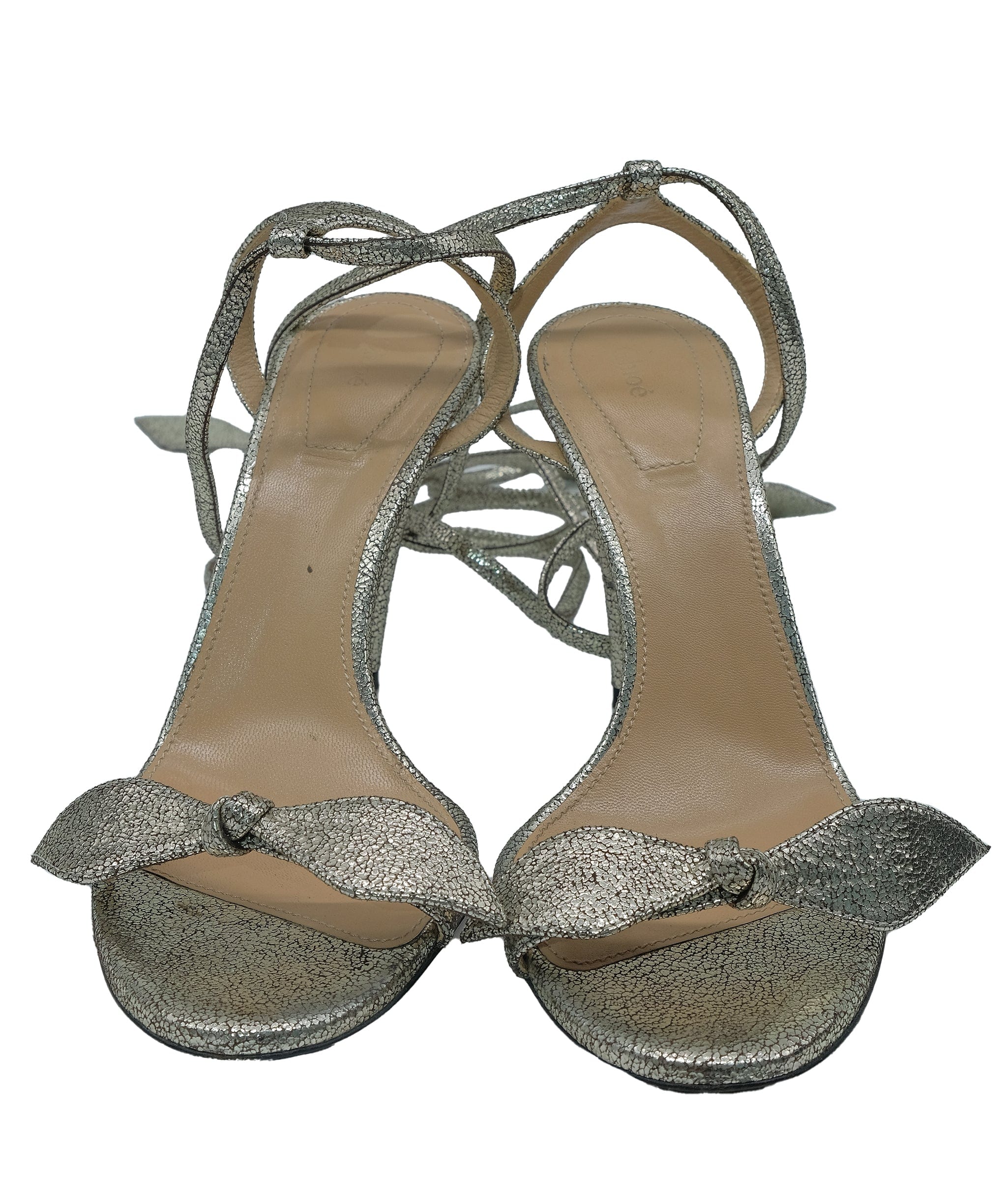 Chloé Chloe Heeles Sandals metallic Gold 36 RJC3273