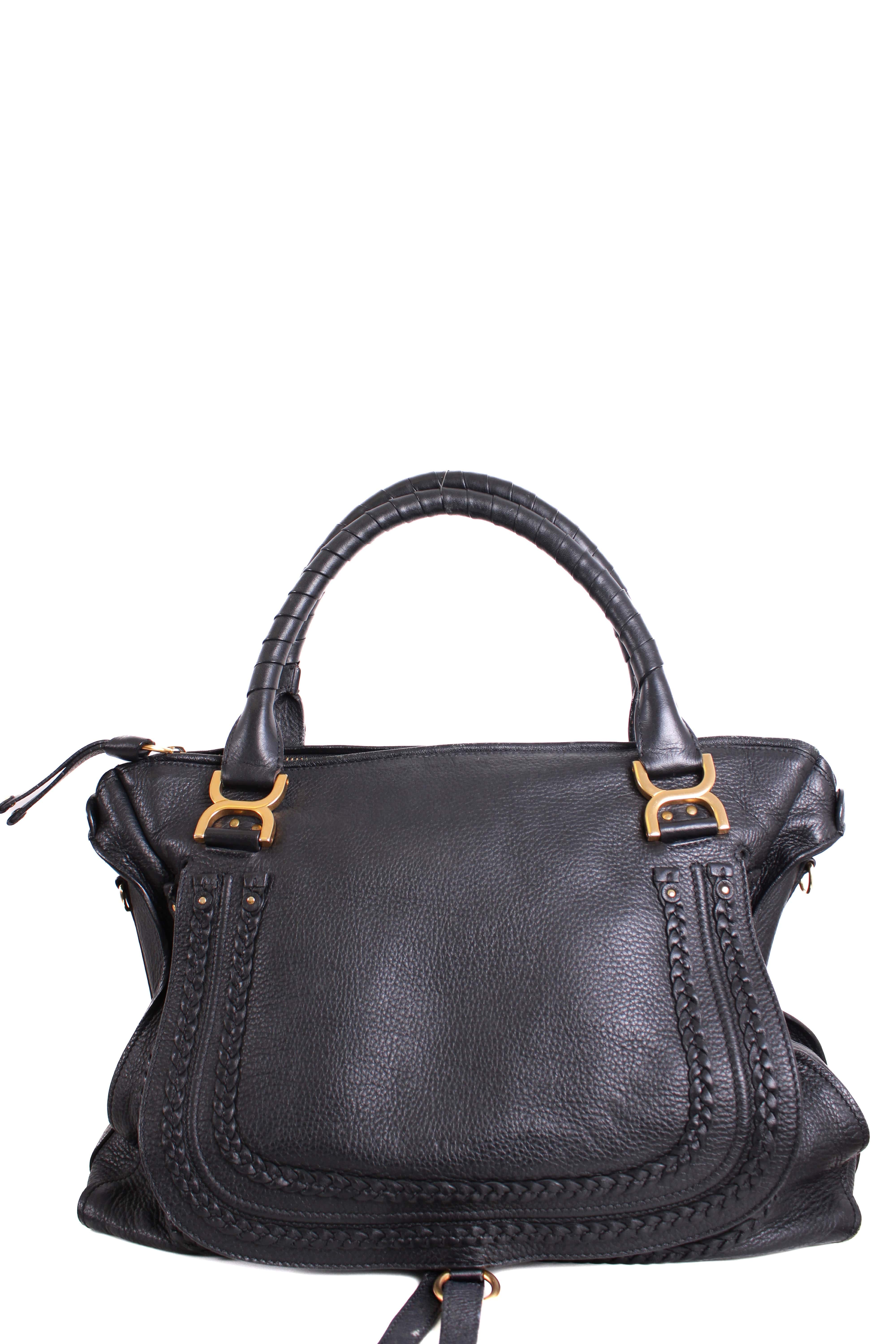 Chloe Chloe Marcie Hobo Bag Black