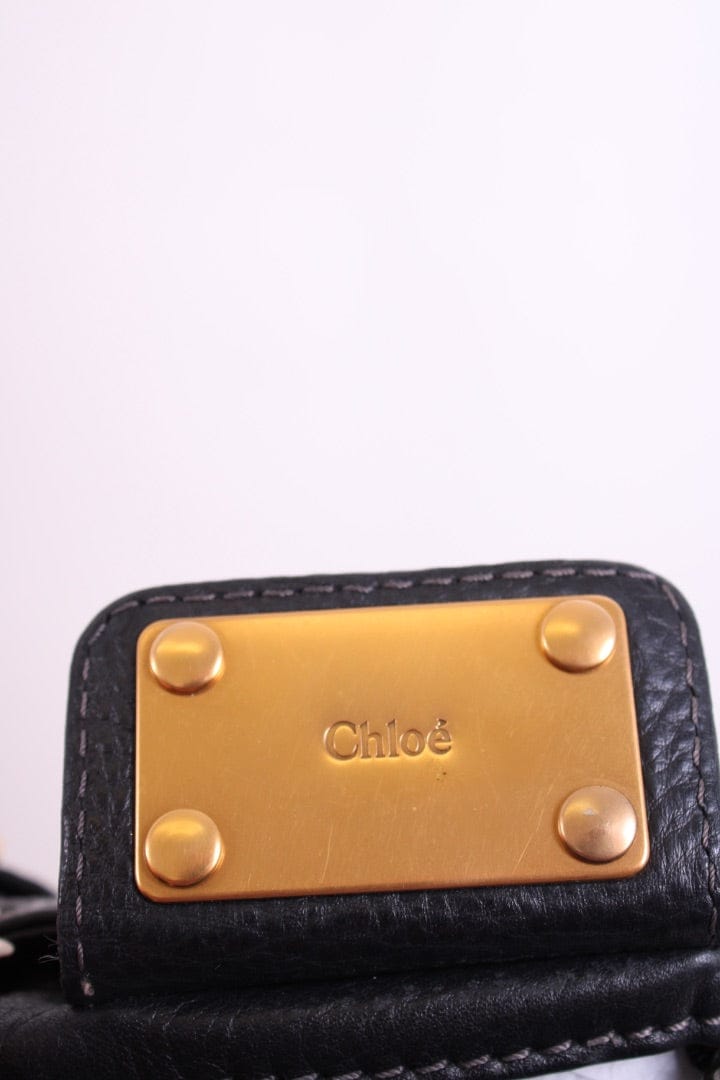 Chloe Chloe Paddington Leather Shoulder Bag Black
