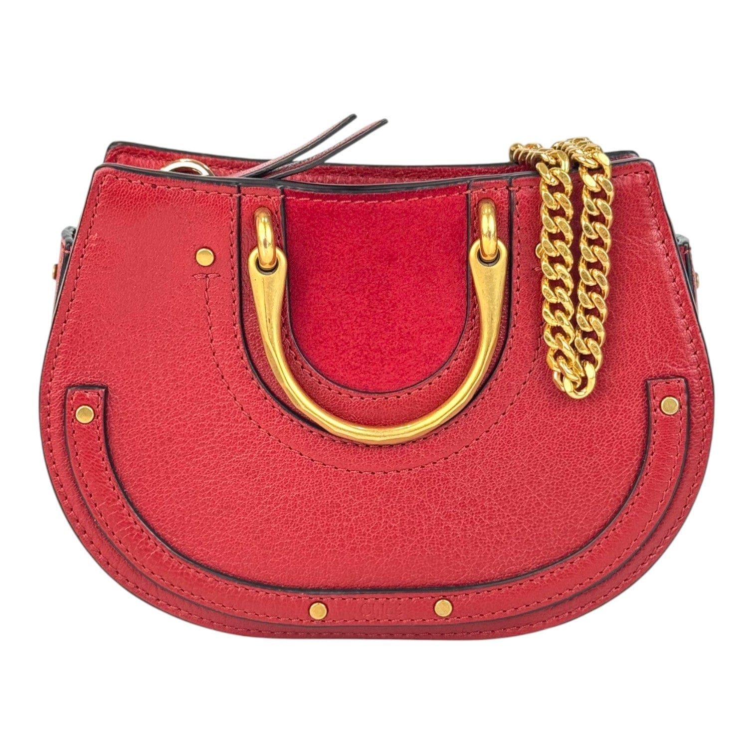 Chloe Chloe Pixie Chain Bag Red