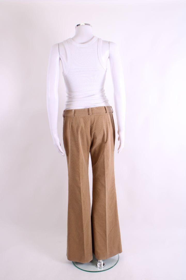 Chloe Chloe Cord Flare Trousers Beige 10