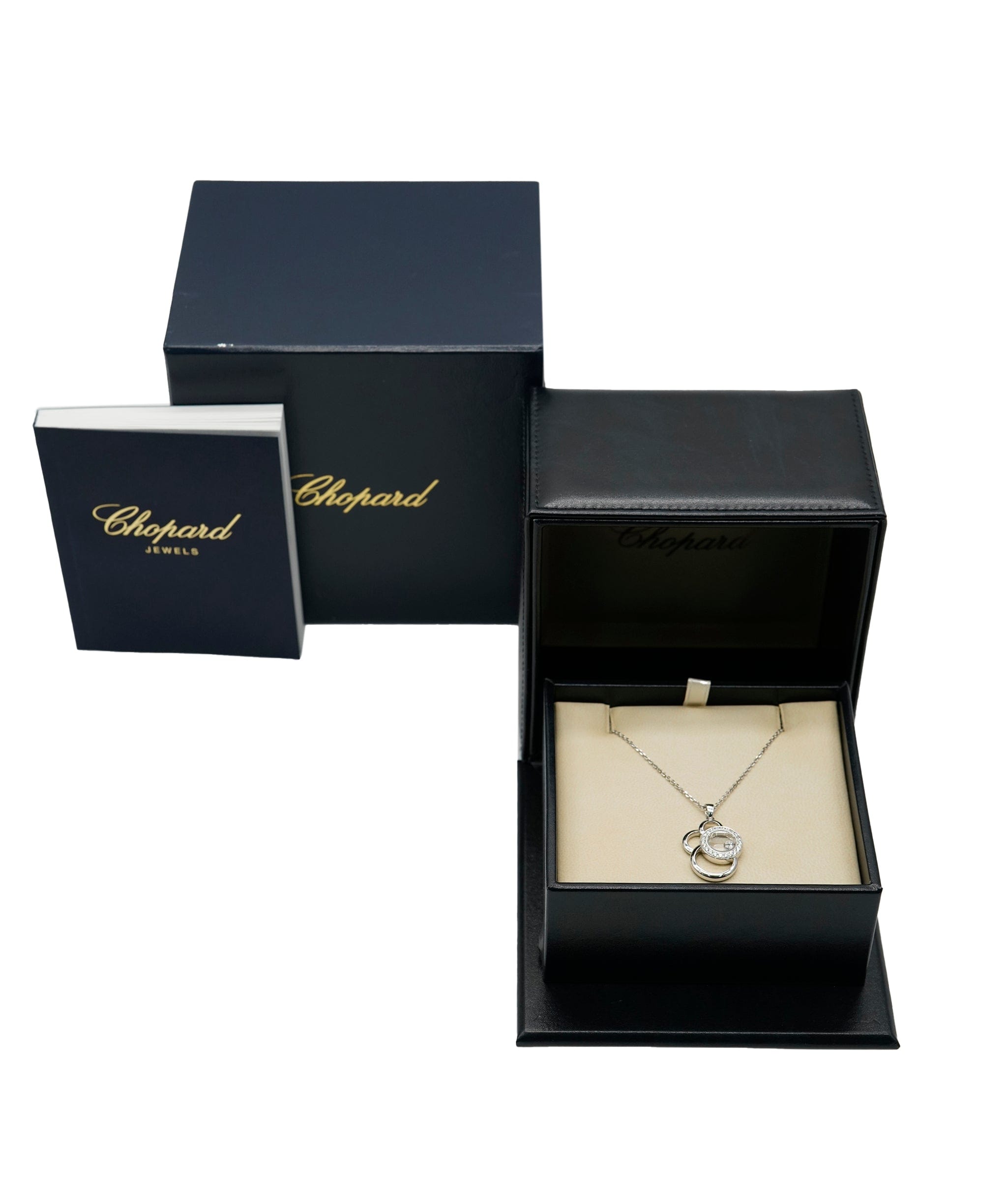 Chopard 18K White Gold Chopard Happy Dreams Diamond Pendant, 0.39 Ctw ABC0003