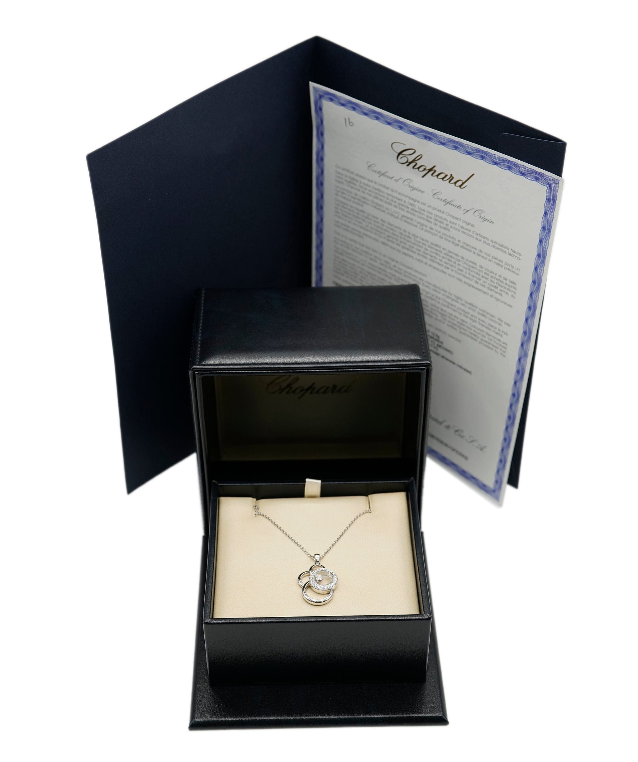 Chopard 18K White Gold Chopard Happy Dreams Diamond Pendant, 0.39 Ctw ABC0003