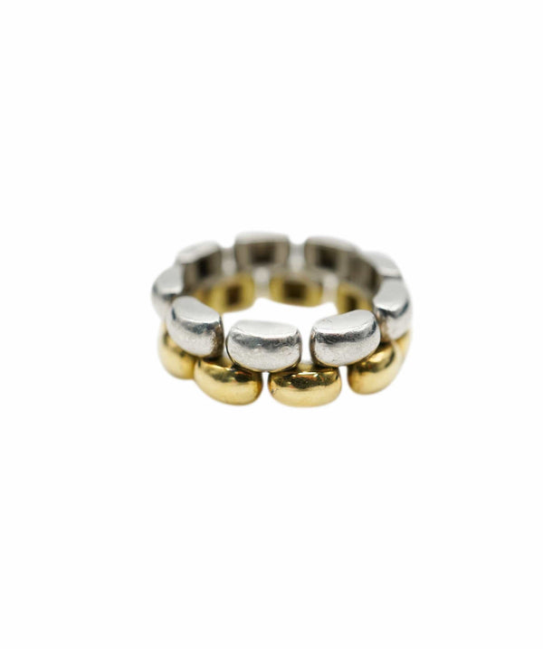 Chopard Chopard yellow gold and silver stacking ring AHC1806