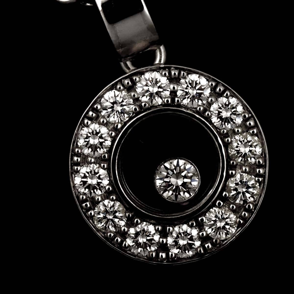 Chopard Chopard Happy Diamond Necklace 18K White Gold 750 90317302