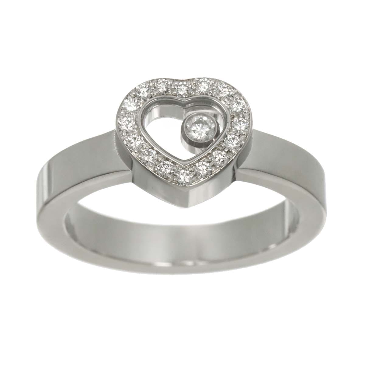 Chopard Chopard Happy Diamond Heart Ring 18K White Gold 750 Size6(US) 90319233