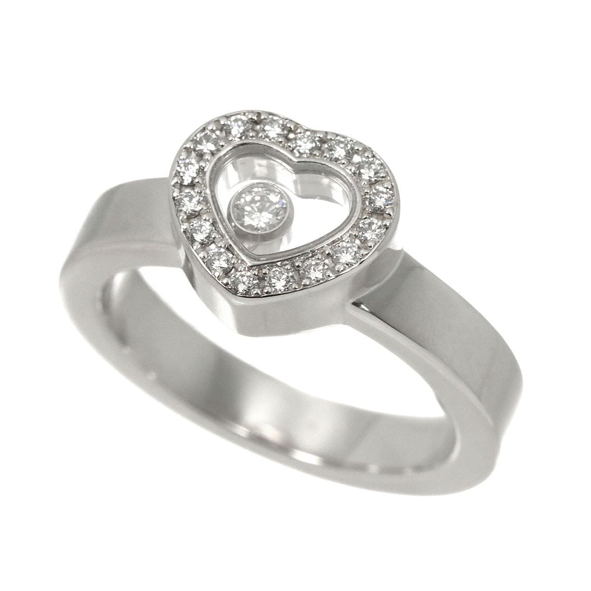 Chopard Chopard Happy Heart Diamond Ring 18K WG 750 Size4.5(US) 90324429