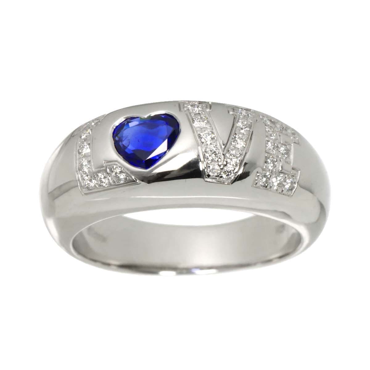 Chopard Chopard Love Sapphire Diamond Ring 18K WG 750 Size8.25(US) 90322523