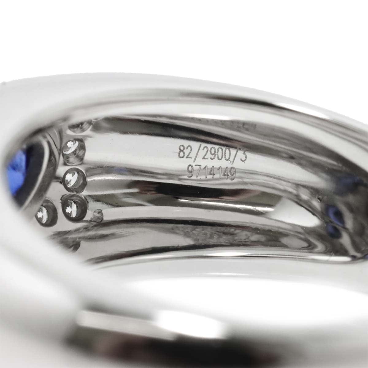 Chopard Chopard Love Sapphire Diamond Ring 18K WG 750 Size8.25(US) 90322523