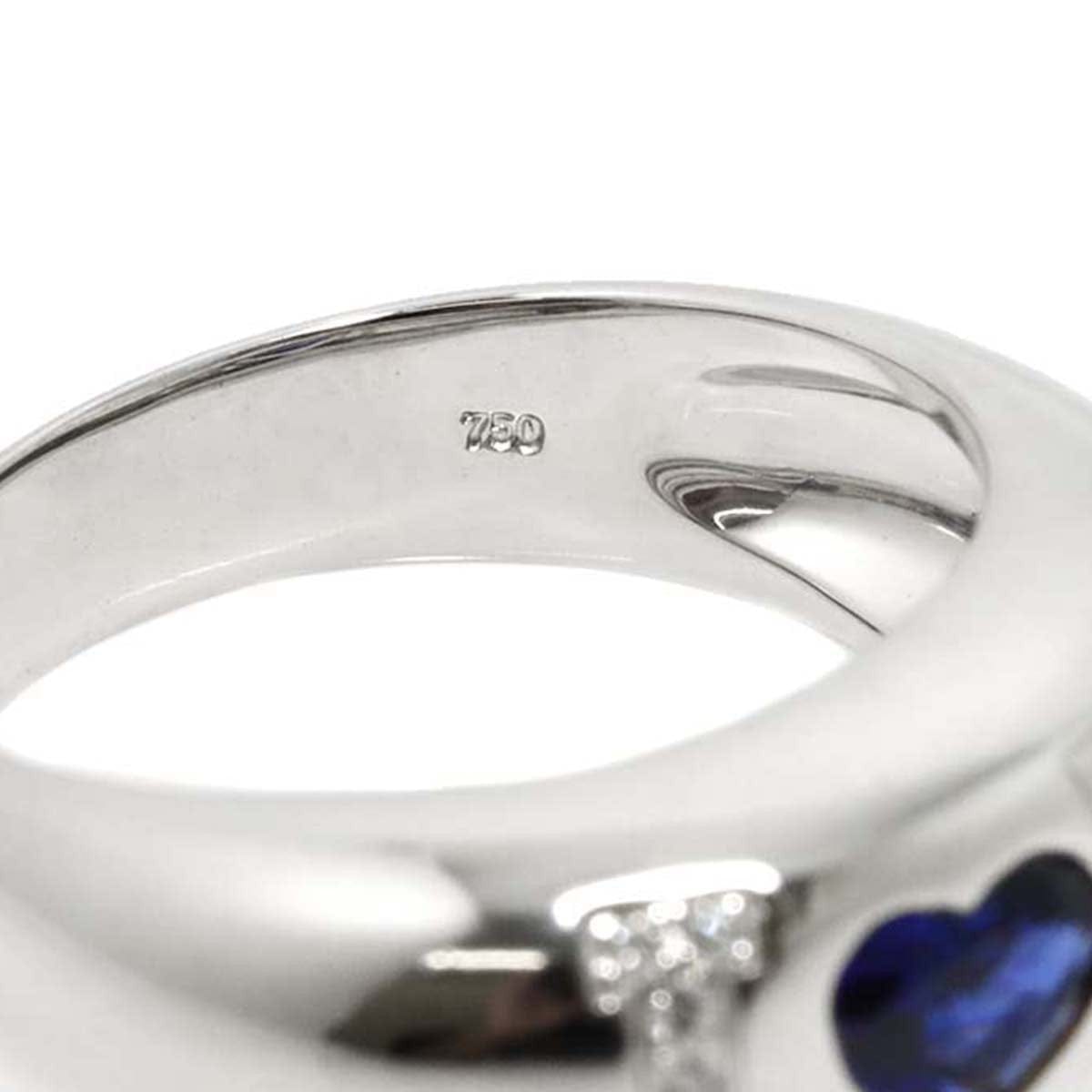 Chopard Chopard Love Sapphire Diamond Ring 18K WG 750 Size8.25(US) 90322523