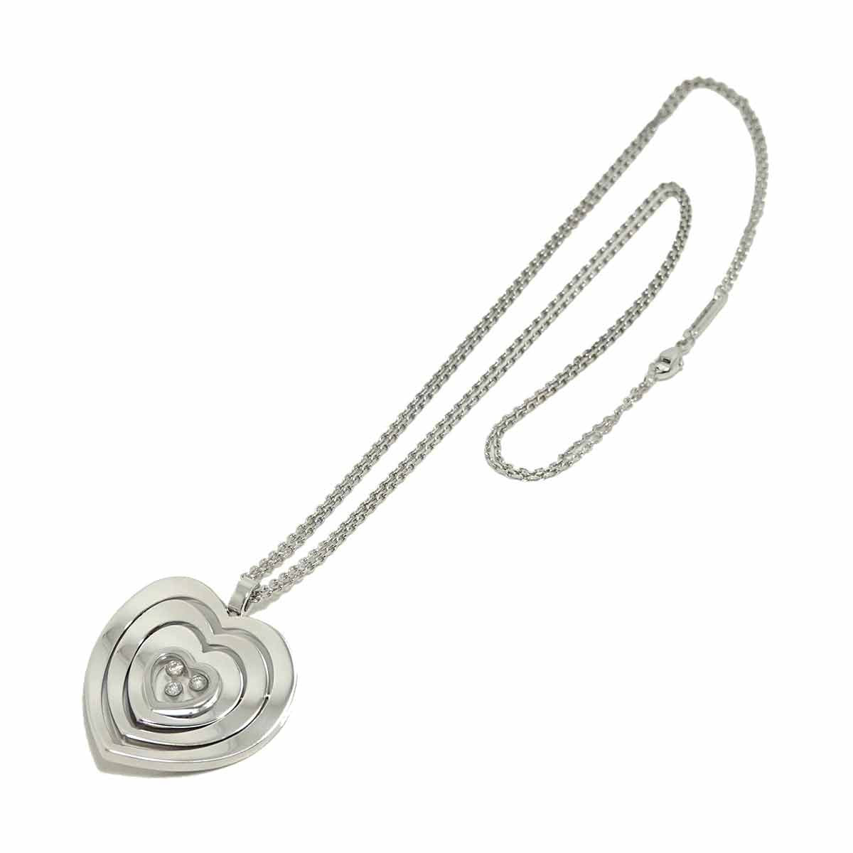 Chopard Chopard Happy Diamond Necklace 18K White Gold 750 90293053