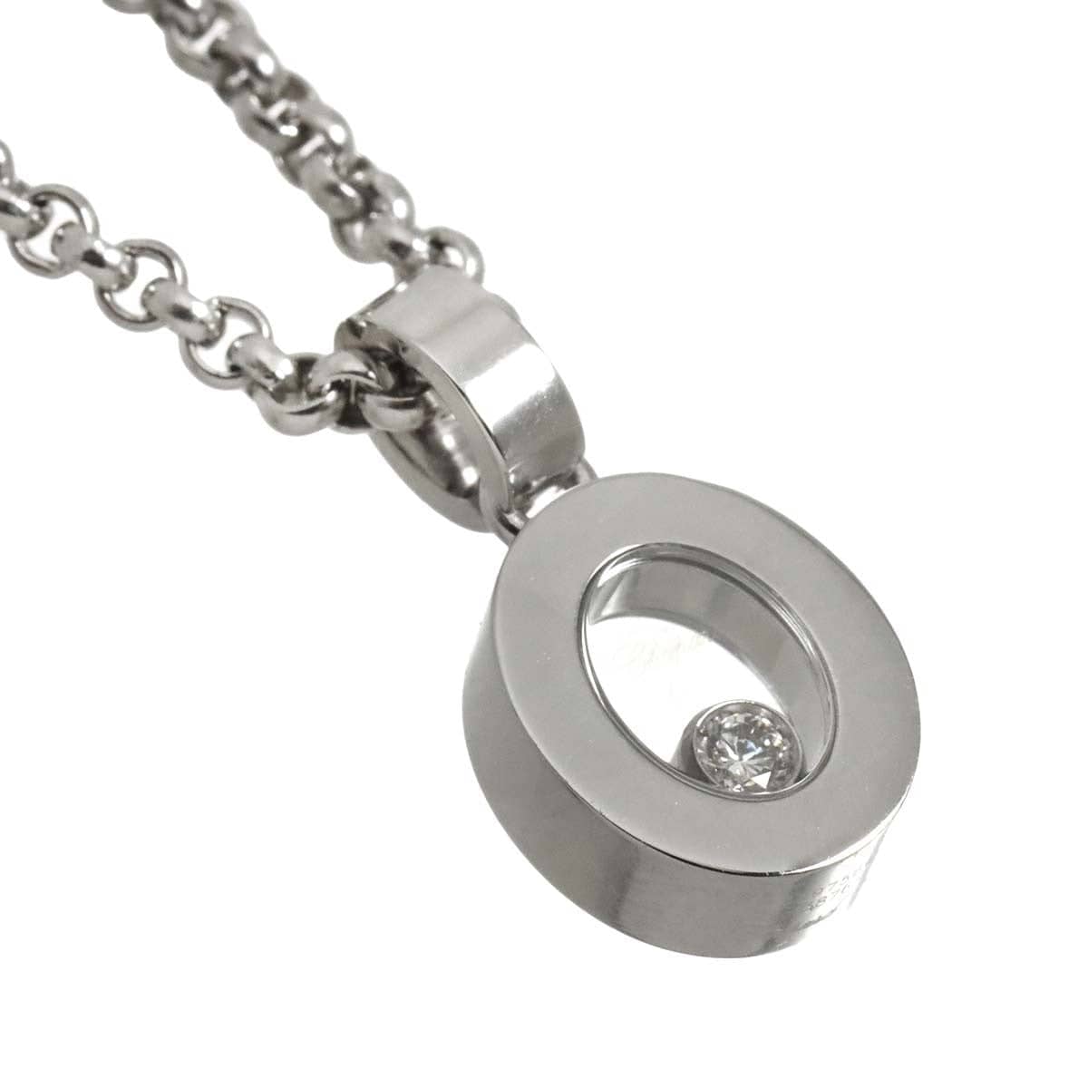 Chopard Chopard Happy Diamond Necklace 18K White Gold 750 90328192