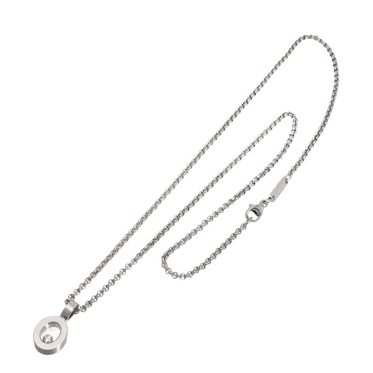 Chopard Chopard Happy Diamond Necklace 18K White Gold 750 90328192