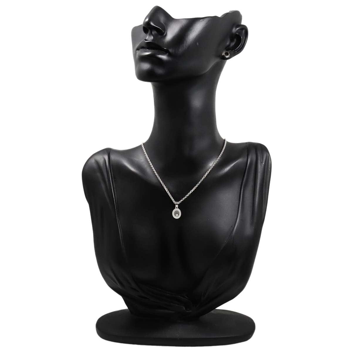 Chopard Chopard Happy Diamond Necklace 18K White Gold 750 90328192