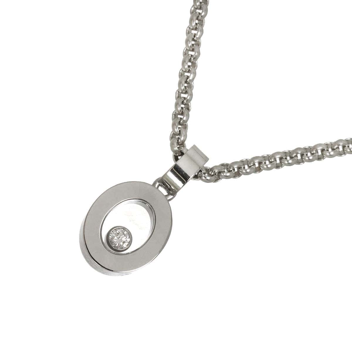 Chopard Chopard Happy Diamond Necklace 18K White Gold 750 90328192