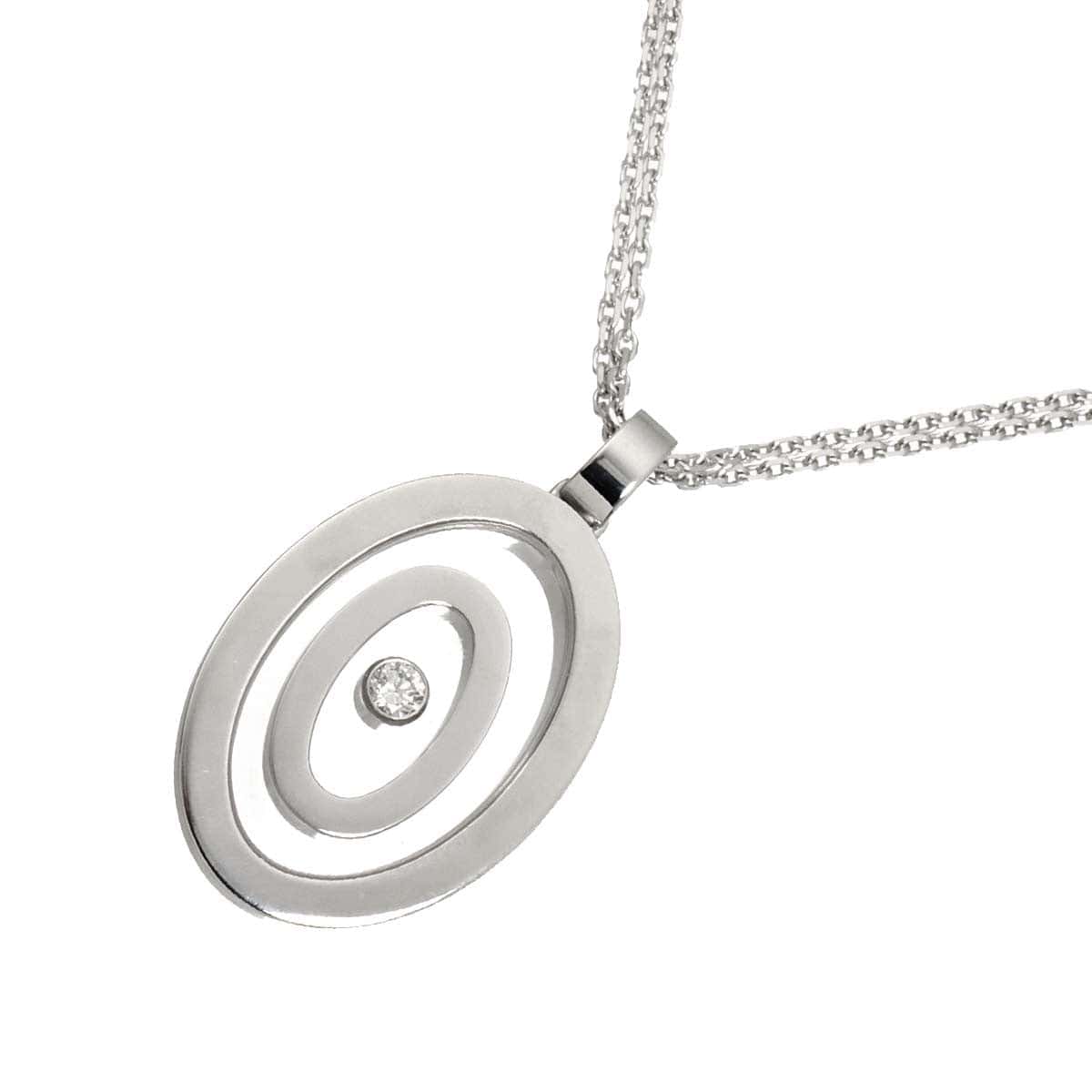 Chopard Chopard Happy Spirit Diamond Necklace 18K White Gold 750 90313598