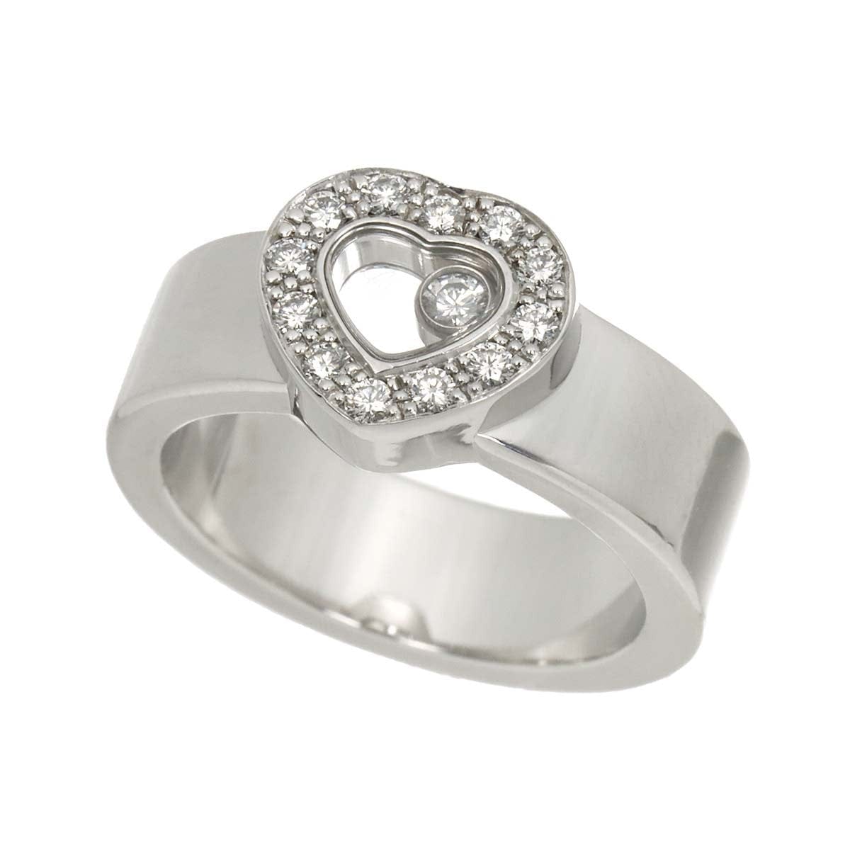 Chopard Chopard Happy Diamond Heart Ring 18K White Gold 750 Size5.5-5.75(US) 90310909