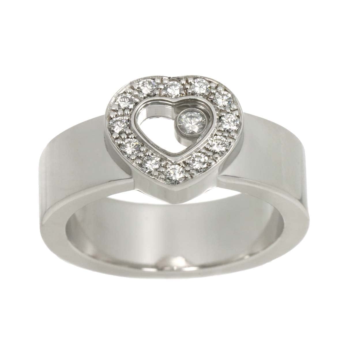 Chopard Chopard Happy Diamond Heart Ring 18K White Gold 750 Size5.5-5.75(US) 90310909