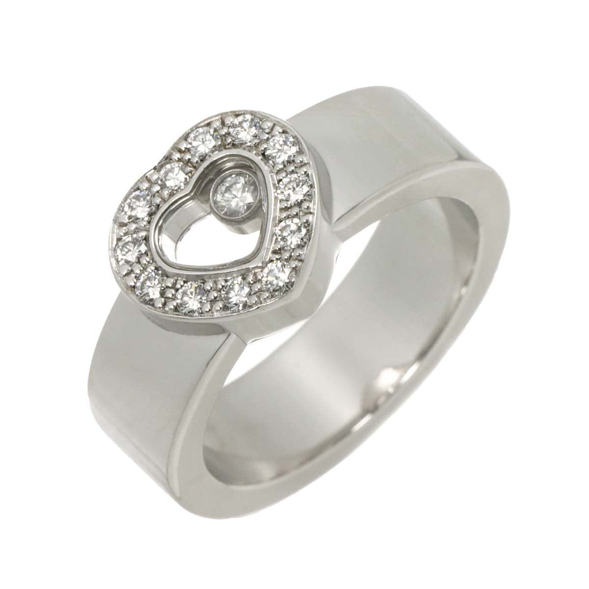 Chopard Chopard Happy Diamond Heart Ring 18K White Gold 750 Size5.5-5.75(US) 90310909