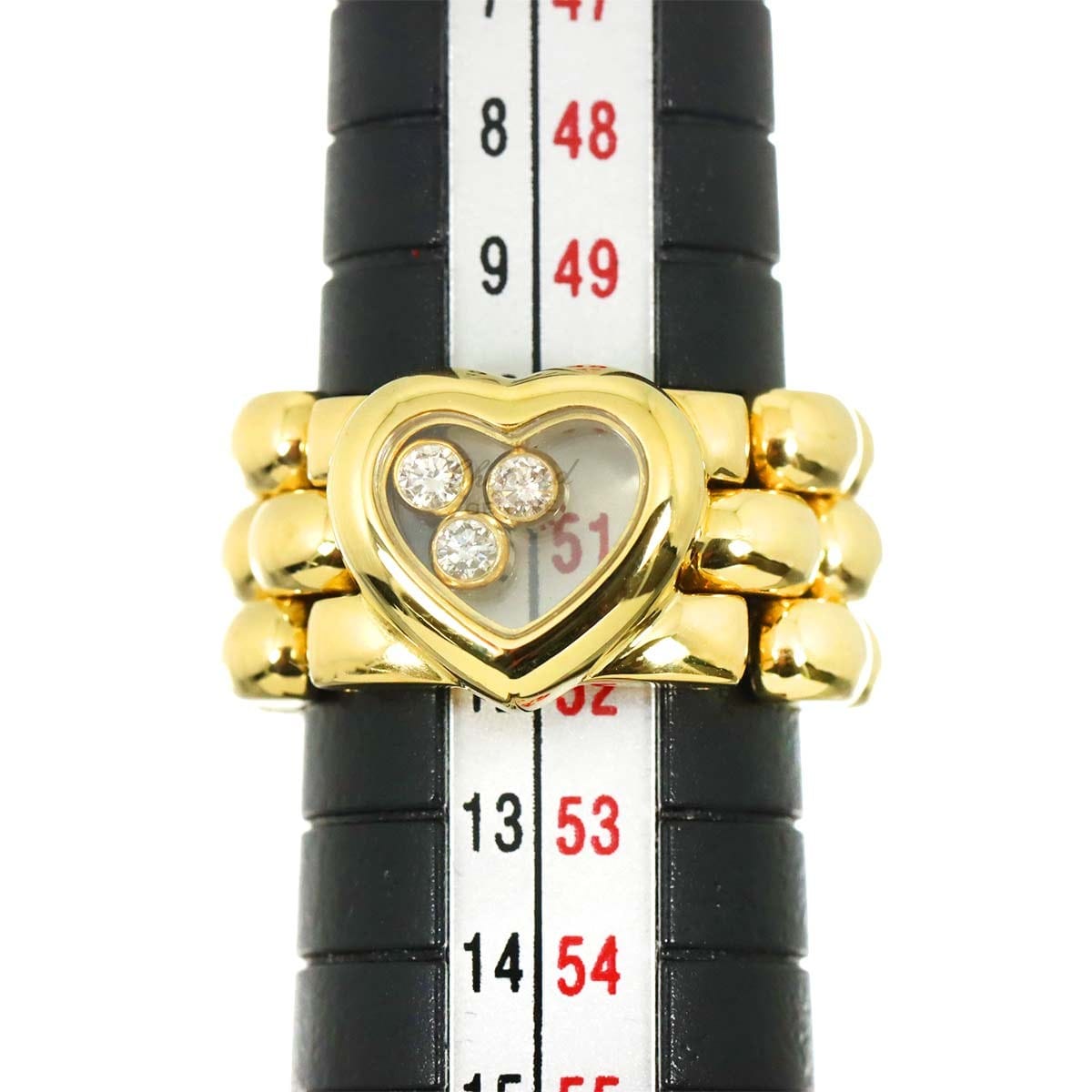 Chopard Chopard Happy Diamond Heart Ring 18K YG 750 Size5.25(US) 90311566