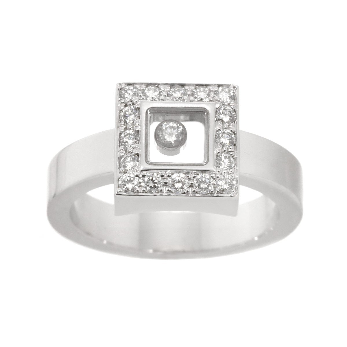 Chopard Chopard Happy Diamond Ring 18K WG 750 Size6.5-6.75(US) 90287853