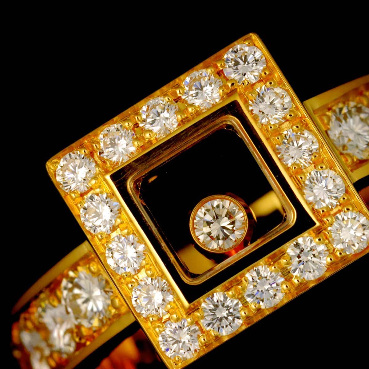 Chopard Chopard Happy Diamond Ring 18K YG 750 Size6-6.25(US) 90312282