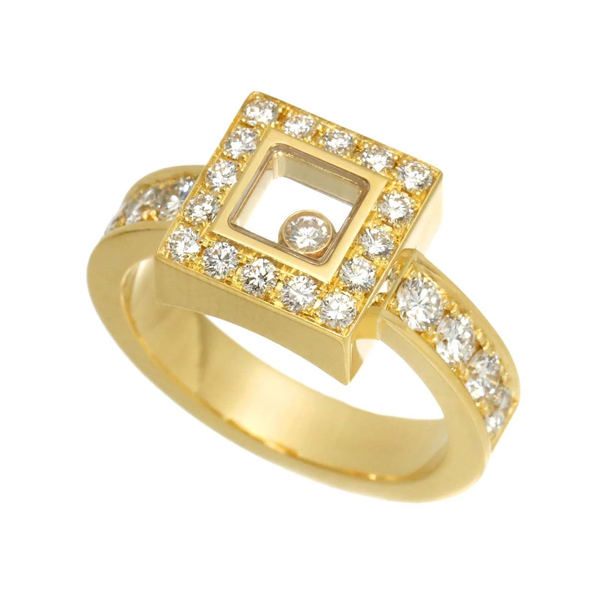 Chopard Chopard Happy Diamond Ring 18K YG 750 Size6-6.25(US) 90312282