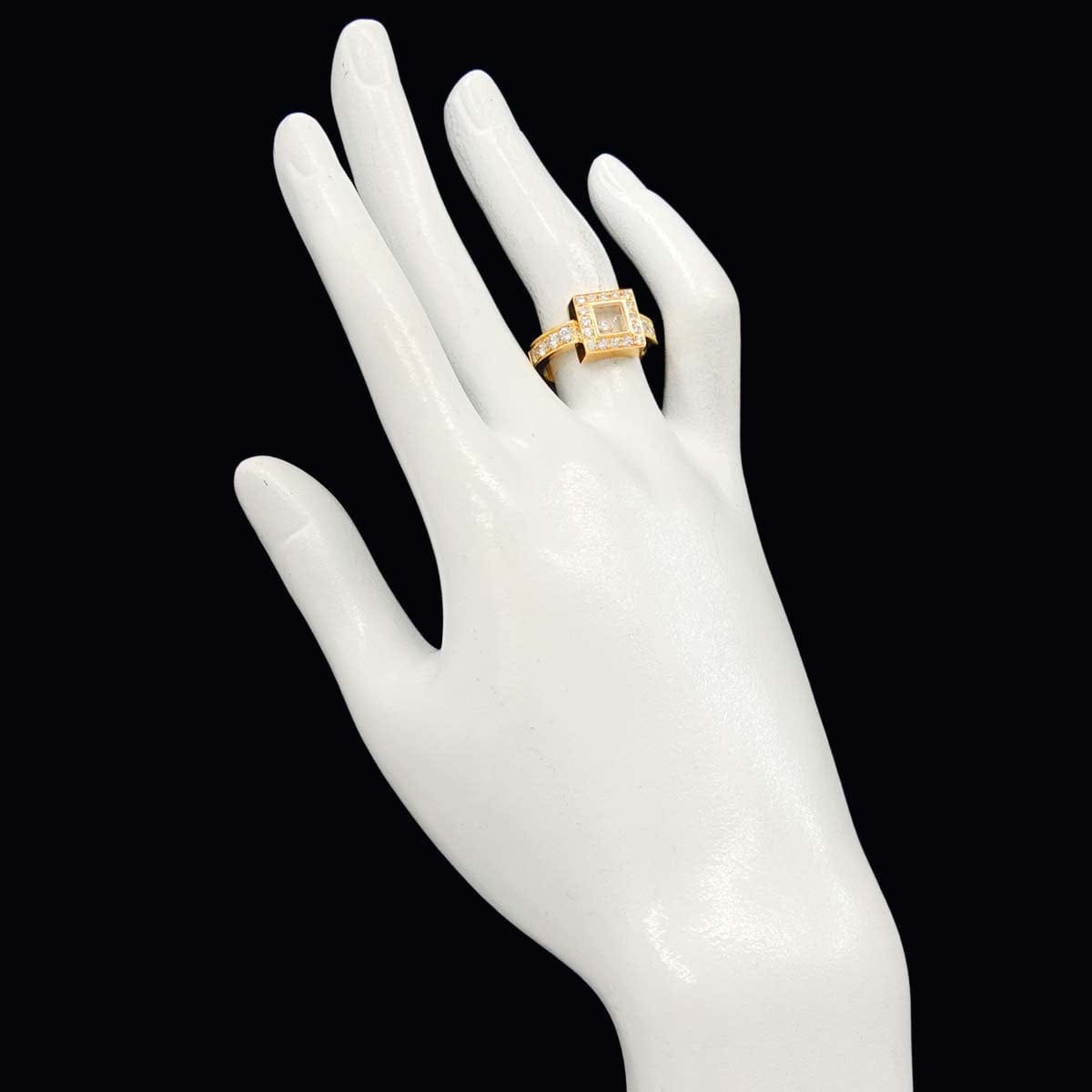 Chopard Chopard Happy Diamond Ring 18K YG 750 Size6-6.25(US) 90312282