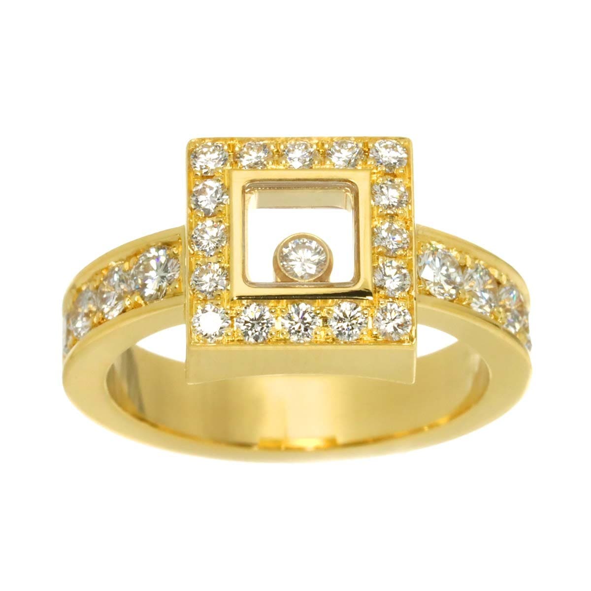 Chopard Chopard Happy Diamond Ring 18K YG 750 Size6-6.25(US) 90312282