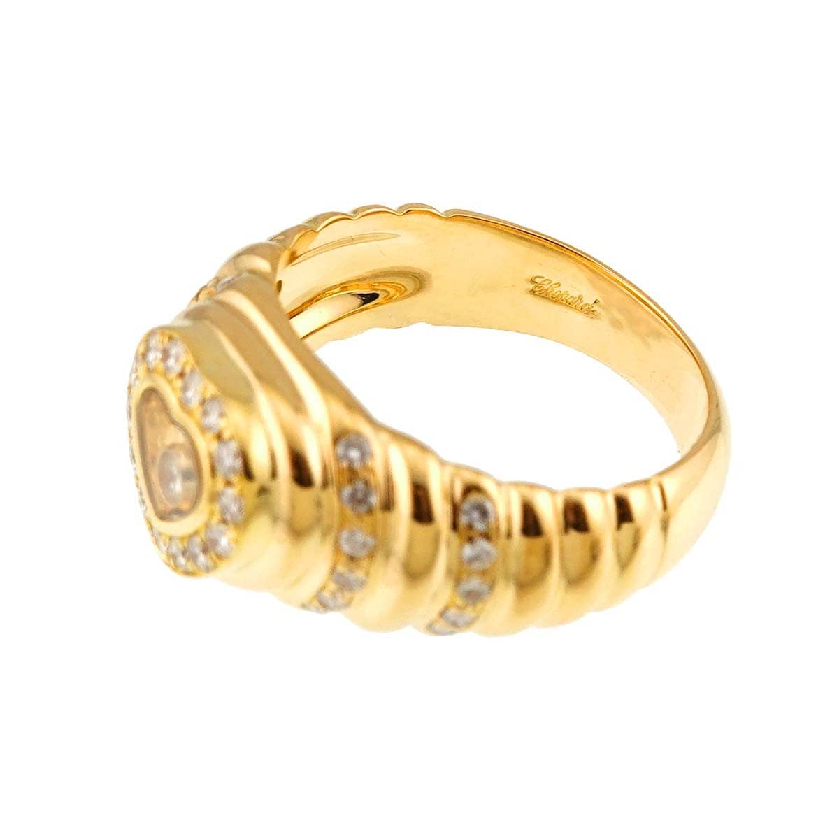 Chopard Chopard Happy Heart Diamond Ring 18K YG 750 Size6.5-6.75(US) 90306918