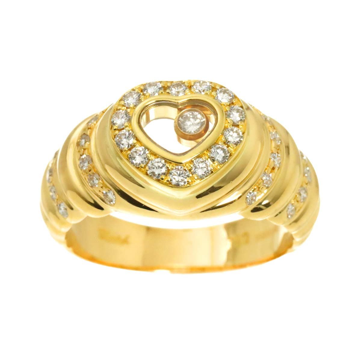 Chopard Chopard Happy Heart Diamond Ring 18K YG 750 Size6.5-6.75(US) 90306918