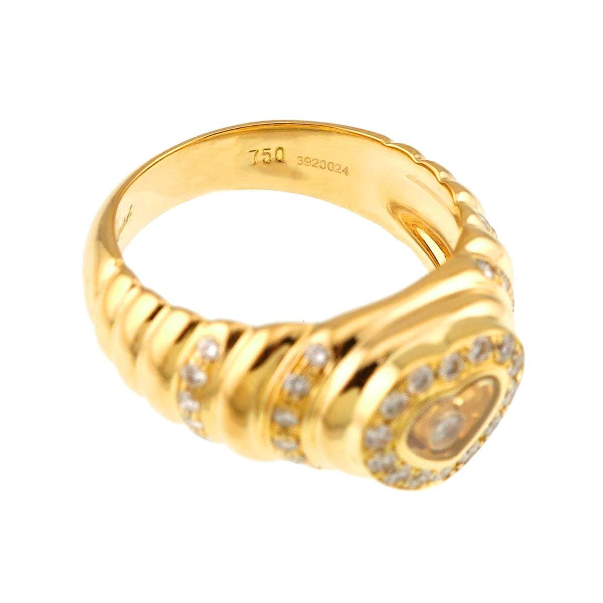 Chopard Chopard Happy Heart Diamond Ring 18K YG 750 Size6.5-6.75(US) 90306918