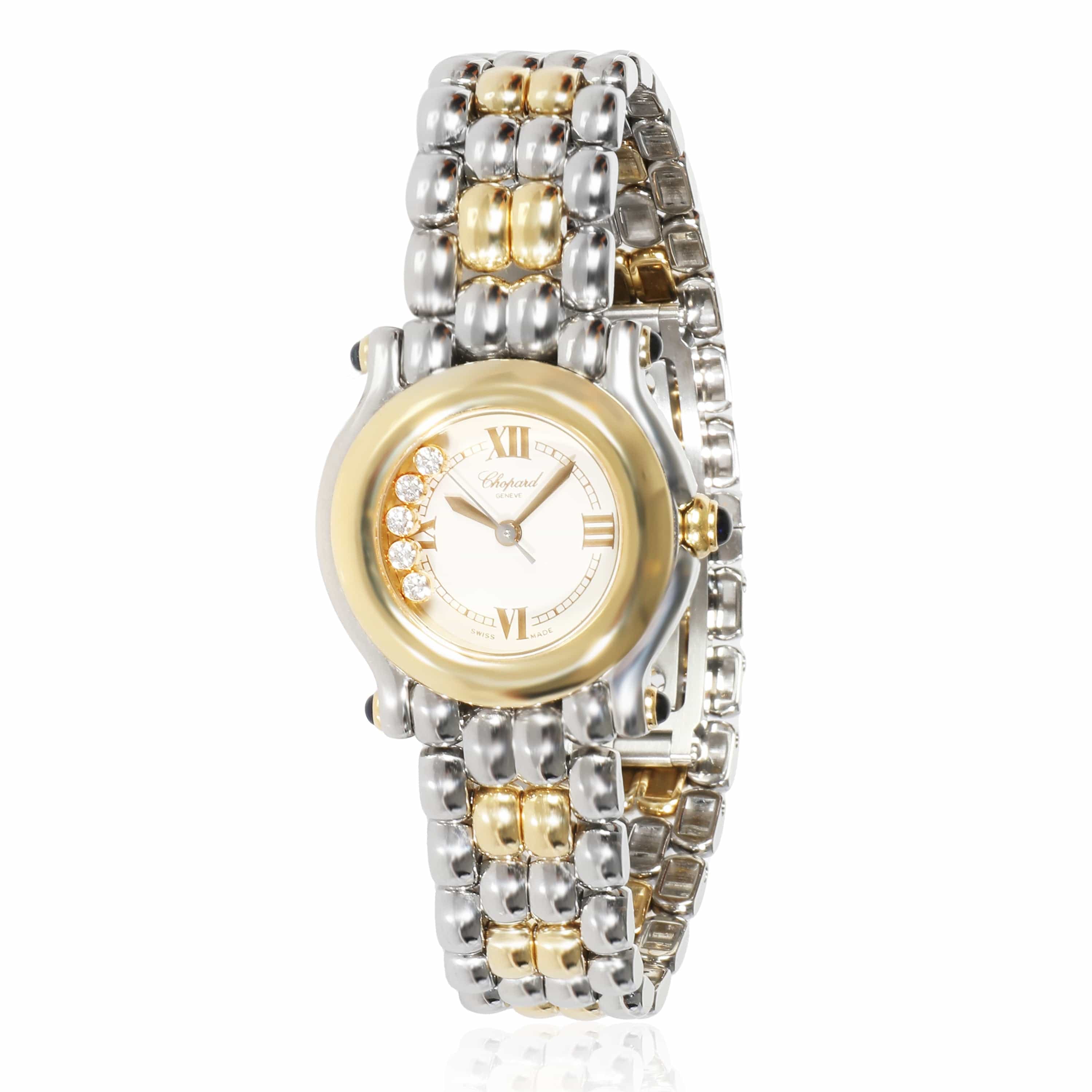 Chopard Happy Sport 27/8256-23 Women's Watch in 18kt Stainless Steel/Yellow Gold