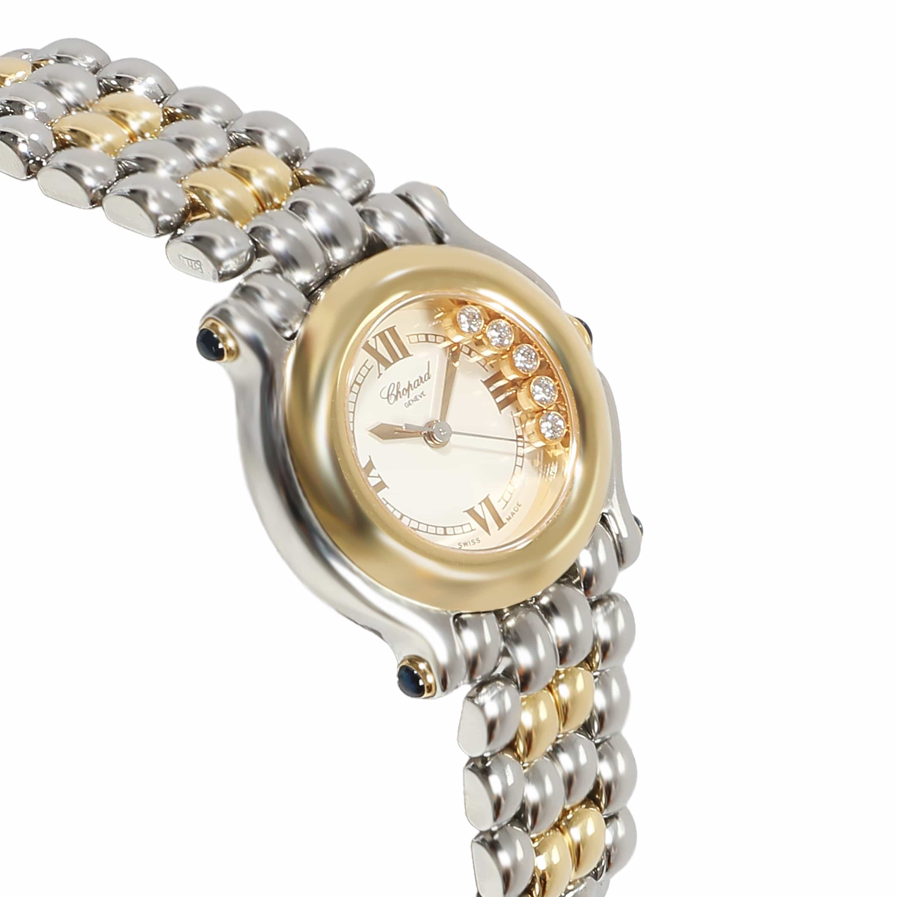 Chopard Happy Sport 27/8256-23 Women's Watch in 18kt Stainless Steel/Yellow Gold