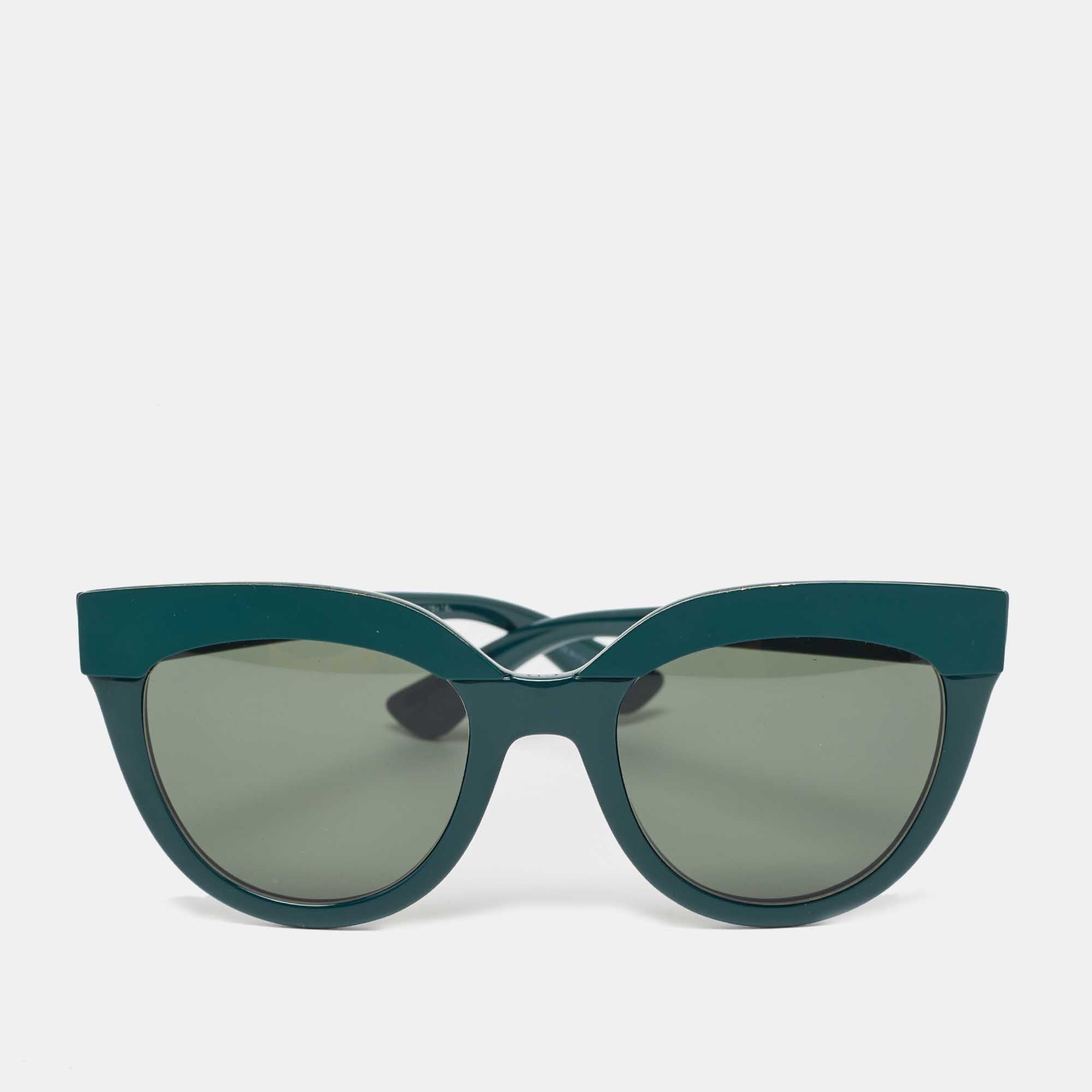 Christian Dior Dior Green Soft1 Cat Eye Sunglasses ASCLC2171